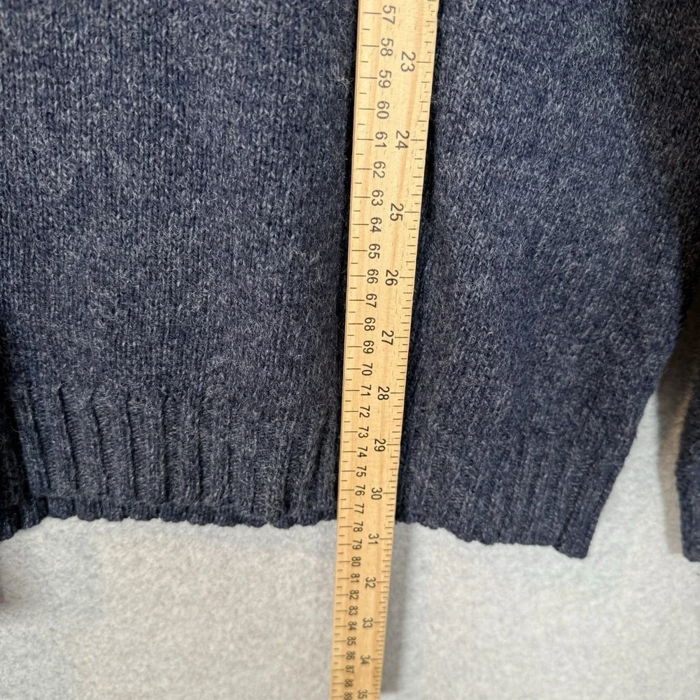 Vintage‎ Cherokee Wool Sweater Mens XXL Navy Blue V Neck